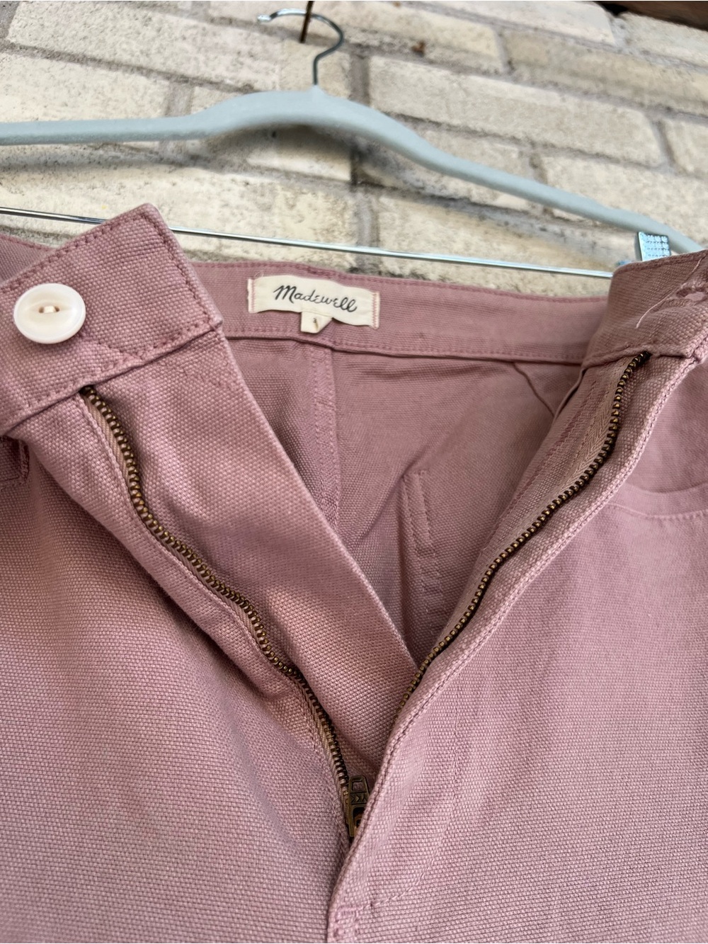 NWOT Madewell Slim Emmett Tapered Pants 30 Vintage Petal (A) - Picture 9 of 13